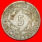 * DRITTES REICH 1933-1945: DEUTSCHLAND★5 REICHSPFENNIG 1935E...