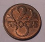 M.70. Polen, 2 Grosze 1939, Bronze
