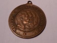 M.88. tragbare Medaille ohne Jahr, Bronze Wilhelm I., Friedric...