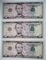 USA 3x 5 Dollar 2013 Lincoln mit fortlaufender Nummer als Samm...