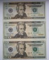 USA 3x 20 Dollar 2013 Jackson mit fortlaufender Nummer als Sam...