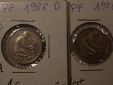 I1  BRD  50 Pfennig 1986 D und J  2 Stück in ss oder besser O...