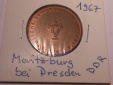 T:7.3. Medaille, DDR 1967, „Moritzburg bei Dresden“, kupfe...