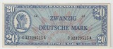 Ro. 246 a, 20 Deutsche Mark Liberty von 1948, gebraucht III+