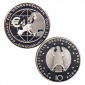 Offiz. 10-Euro-Silbermünze BRD *Europäische Währungsunion* ...