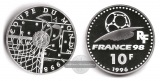Frankreich,  10 Francs 1996 FIFA-WM  FM-Frankfurt  Feinsilber:...