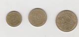 5,10 und 20  Centimes Frankreich 1978 (N047)