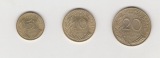 5,10 und 20  Centimes Frankreich 1982 (N050)