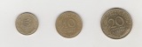 5,10 und 20  Centimes Frankreich 1988 (N053)