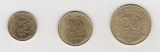 5,10 und 20  Centimes Frankreich 1994 (N061)