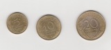 5,10 und 20  Centimes Frankreich 1971 (N068)