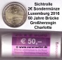 Rolle...2 Euro Sondermünze 2016...Charlotte Brücke