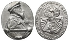 Medaille o.J; Zinn; Alterguß; 35,35 g H x B 41 x 34,8 mm