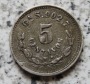 Mexiko 5 Centavos 1893 Ga S, selten