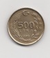 500 Lira Türkei 1990 (N128)