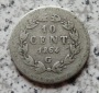 Mexiko 10 Centavos 1864 G, relativ selten