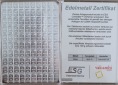 Deutschland/Schweiz. Kombi-Silberbarren zu 100 x 1g ESG/Valcam...