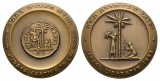 Medaille; Bronze; Befreiung Israel 1948; 95,33 g, Ø 60 mm