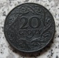 Polen 20 Groszy 1923, Zink