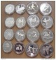 KOREA OLY 1988 - Complete Set Commemorative Coins 5.000 + 10.0...