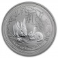 Australia 1 $ 2011 Rabbit Lunar II Serie 1 Unze Fein Silber