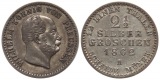 Preussen: Wilhelm, 2,5 Silbergroschen 1862, Patina