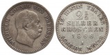 Preussen: Wilhelm, 2,5 Silbergroschen 1868 A, Patina