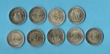 Vatikan 9x2 Euro Gedenkmünzen aus Folder Münzen und Goldanka...