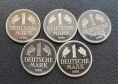 BRD Satz 1 DM Deutsche Mark 1998 ADFGJ 5 Münzen in Polierter ...