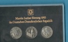 DDR 3x5Mark Luther Themensatz 1983 selten Goldankauf Koblenz F...