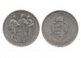 Ungarn Hungary 2 Pengo 1935 BP Silber