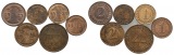 Weimarer Republik; 6 Kleinmünzen 1923/1924/1931/1932