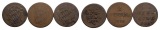 Altdeutschland, 3 Kleinmünzen 1795/1835/1803