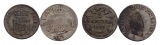 Altdeutschland, 2 Kleinmünzen 1823/1839