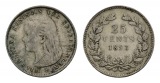 Niederlande, 25 cents 1893