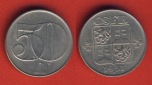 Tschechoslowakei 50 Haleru 1991