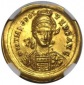 Römisches Reich 1 Gold Solidus 402-450 n.Ch. | NGC Ch AU Stri...