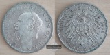 Deutsches Kaiserreich. Bayern, Ludwig III.  5 Mark 1914 D  FM-...