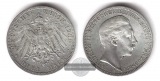 Deutsches Kaiserreich. Preussen, Wilhelm II. 3 Mark  1908 A  F...