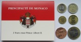 Euro: Lot aus sieben verschiedenen Münzen