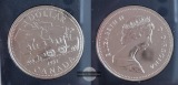Kanada,  1 Dollar 1981 Railway FM-Frankfurt Feinsilber: 11,66g