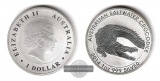 Australien  1 Dollar 2014  Saltwater Crocodile   FM-Frankfurt ...