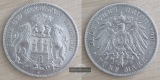 Deutsches Kaiserreich. Hamburg, Freie und Hansestadt. 5 Mark 1...