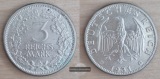 Deutsches Reich, Weimarer Republik 3 Reichsmark  1931 A FM-Fra...