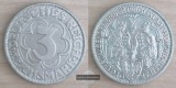 Deutsches Reich, Weimarer Republik 3 Reichsmark  1927 A FM-Fra...