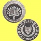 1-Lira-Silbermünze Zypern *50 Jahre Römische Verträge* 2007...