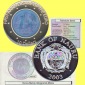 Nauru 10$-Silbermünze *1. Stereo-Matrix-Hologramm-Münze - 1...