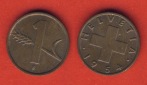 Schweiz 1 Rappen 1954 B