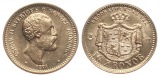 Schweden: Oskar II., 10 Kronor 1874, Gold (4,48 gr. 900er), TO...