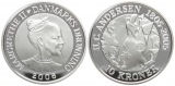 Dänemark: Margrethe II., 10 Kroner 2006, 1 Unze Feinsilber, 3...